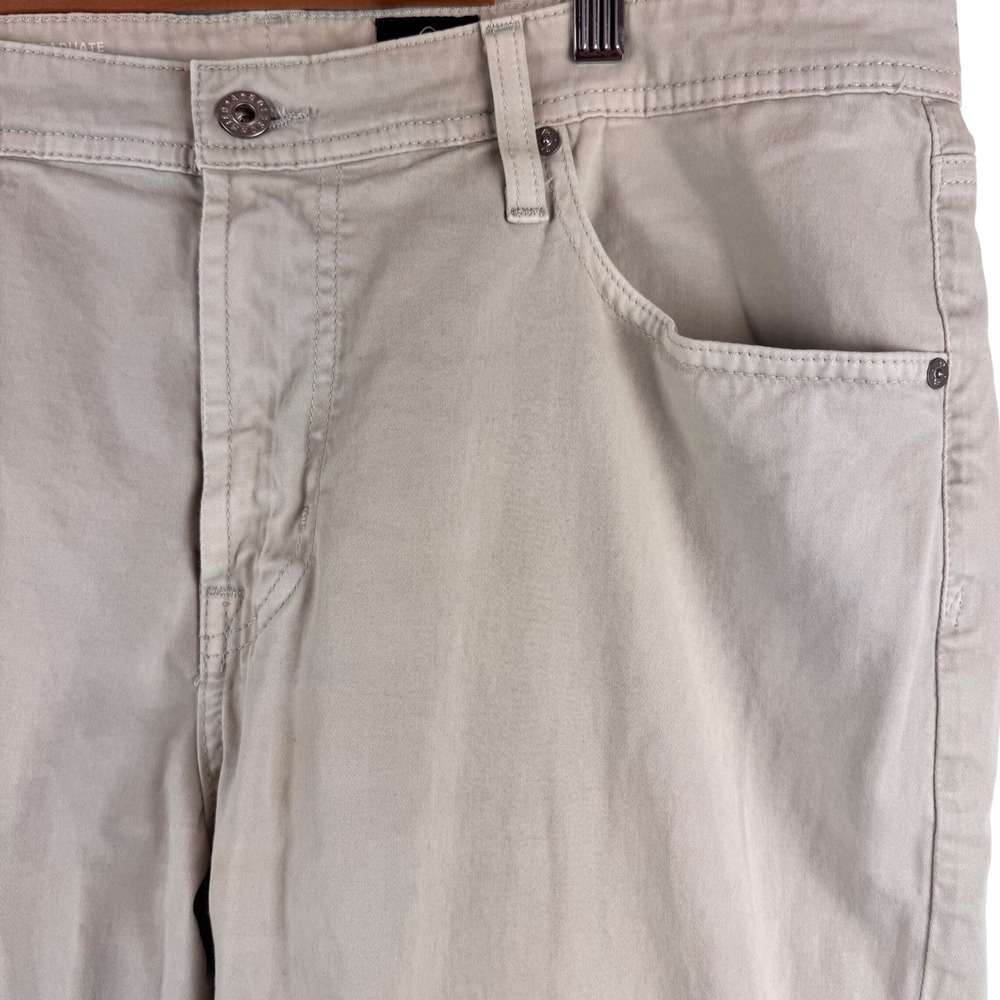 AG Adriano Goldschmied The Graduate Pants Mens 36x34 Gray Tailored Leg 1174SUD
